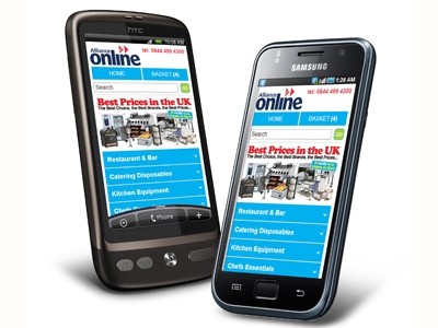 Alliance Online's mobile site can be accessed on all smartphones