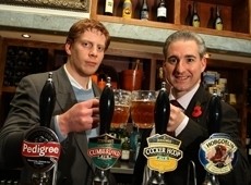 Mulholland (R) does not approve of Tetley's move to Marston's in Wolverhampton
