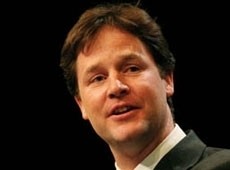 Clegg: in favour of minimum pricing