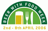This year's Beer with Food week logo