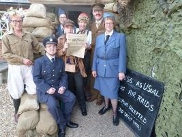 Staff at Maltsters during their D-Day commemorations