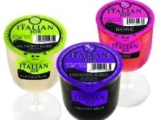 Italian Job wine launched in tulip wine glasses