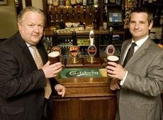 Simon Buckley (L): too many small Welsh brewers producing low grade beers