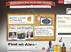 Wetherspoon: ale website for fans