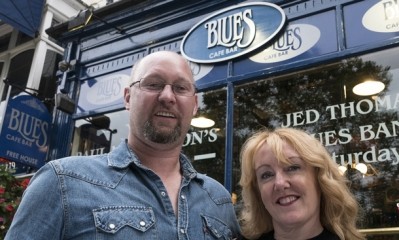 Licensee Simon Colgan of the Blues Bar, Harrogate