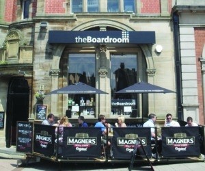 Business concerns: the Boardroom bar in Wilmslow