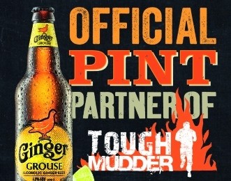 Ginger Grouse will sposnor the Tough Mudder events this year