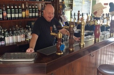 Licensee Ian Hayes of the Grove, Huddersfield