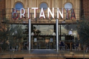 Two lamp posts were installed outside the Britannia in Marlow