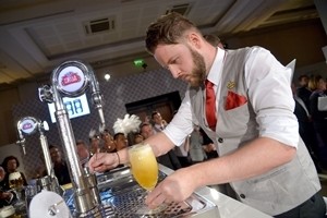 Nick Kirman was runner-up in the Stella Artois Draught Master competition
