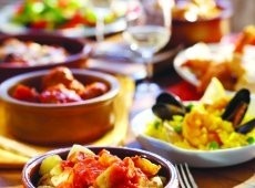 Spanish food and wine at La Tasca