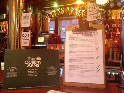 The Queens Arms: celebrating British Sausage Week