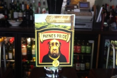 A traditional best bitter, 4% ABV Payne's Pride was produced by Downlands Brewery