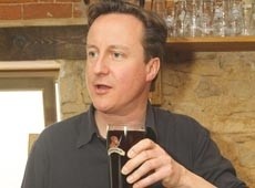 Cameron: wants a pub-friendly Government