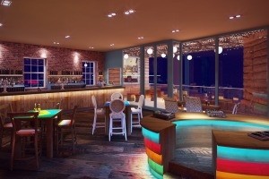 The new first floor bar at the refurbished Walkabout venue