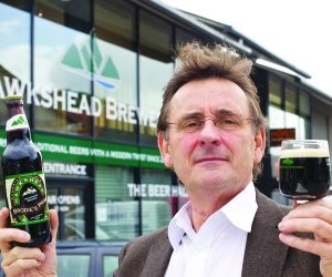 Bottling it: entrepreneur Alex Brodie has won awards and plaudits for his beers at Hawkshead Brewery