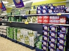 Supermarkets: wanted to extend shelf space for alcohol