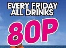 Luminar is selling drinks for 80p