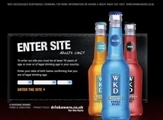 WKD website: age controls clearly in place