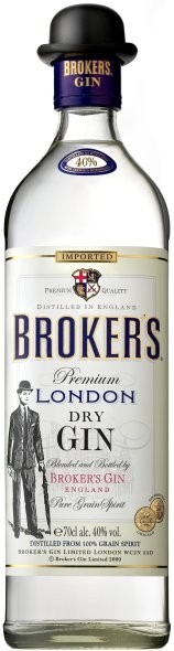 Broker's Gin - complete with bowler hat