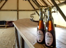 TV appearance: Aspall's moment of fame