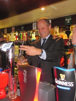Pub chain boss Townsend does the rounds