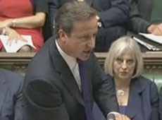 Cameron: pledge to support business