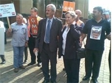 GMB recently held a protest outside court for David and Anne Marie Ball, of the Fleur de Lys, Sheffield 