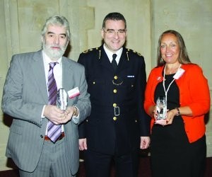 Outstanding contribution: Dooner (right) and Murphy (left) recognised by Pubwatch
