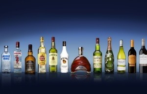 The Pernod Ricard portfolio of spirits