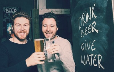 BrewDog founders support cleanwater charity beer