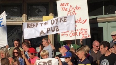 The Dyke: closure sparked protests from local community