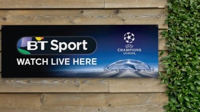 European football: licensees will receive POS packs from BT Sport