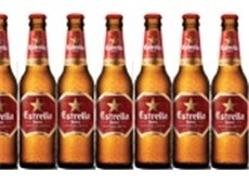 Bottles of Estrella Damm