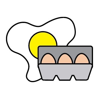 Eggs are among the 14 allergens included in new legislation coming in on 13 December
