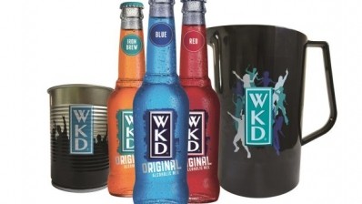 More than 12,000 WKD cocktail jugs and 15,000 WKD tins will be distributed to pubs and bars around the UK 