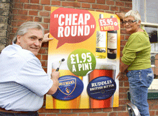 Greene King's £1m tenants' drinks promo