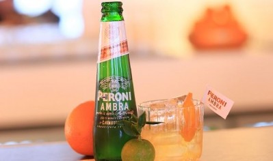 Gap in the market: Peroni Ambra to be served over ice with orange twist