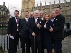 Fair Pint campaigners after first BEC hearing