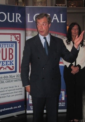 British Pub Week launch: UKIP challenge to pubs minister