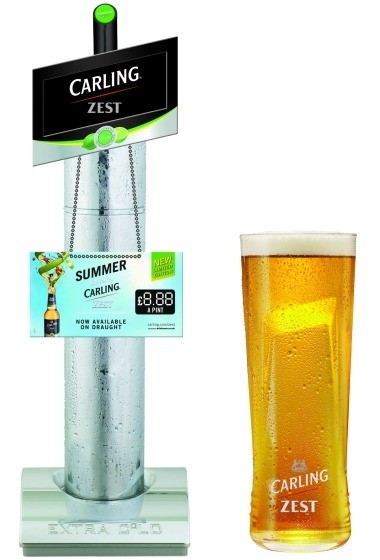 Molson Coors launches limited edition summer lager Carling Zest on draught
