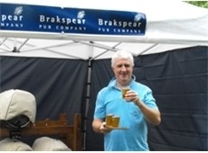 Brakspear tenant Stephen Smith hosted his own beer festival