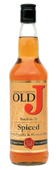 Admiral Vernon Old J Spiced Rum set to launch