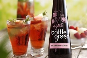 Bottlegreen Strawberry Cordial is a versatile ingredient for summer cocktails & desserts