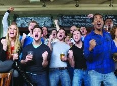 Pulling power: football draws millions of blokes into pubs every week