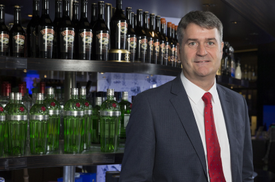 Shake it up: Charles Ireland has big plans for Diageo while he's in office