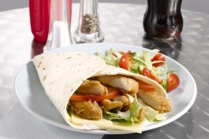 Plusfood: chicken wraps