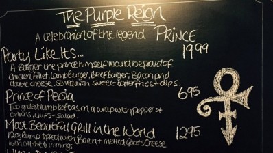 Pub celebrates life of Prince with pun-filled menu