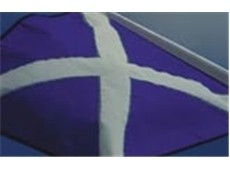 The Scottish flag