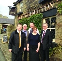 Local MPs visit the Shoulder of Mutton pub in celebration of Pub is the Hub
